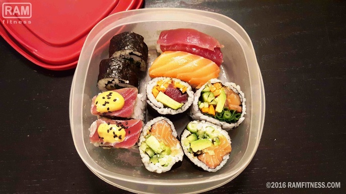 How to make sushi - home-made sushi for lunch