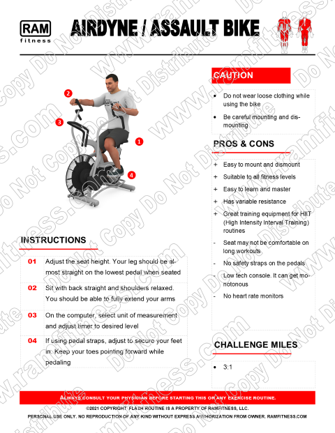 Free Airdyne Assault Bike Guide Pros, Cons, Instructions, Sample Workouts
