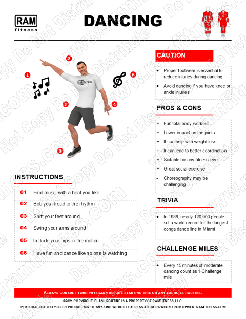 Free Dancing Guide with Pros, Cons, Instructions, Sample Workouts