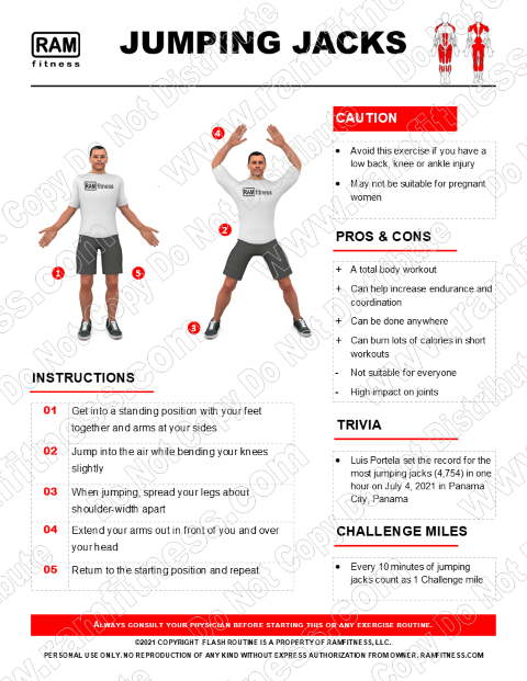 Free Jumping Jack Guide Pros, Cons, Instructions, Sample Workouts