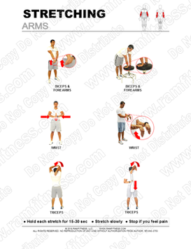 Free Printable Stretching Guide for the Arms