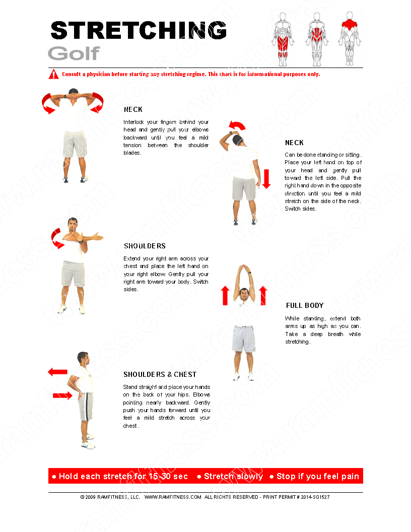 Golf Stretching Guide