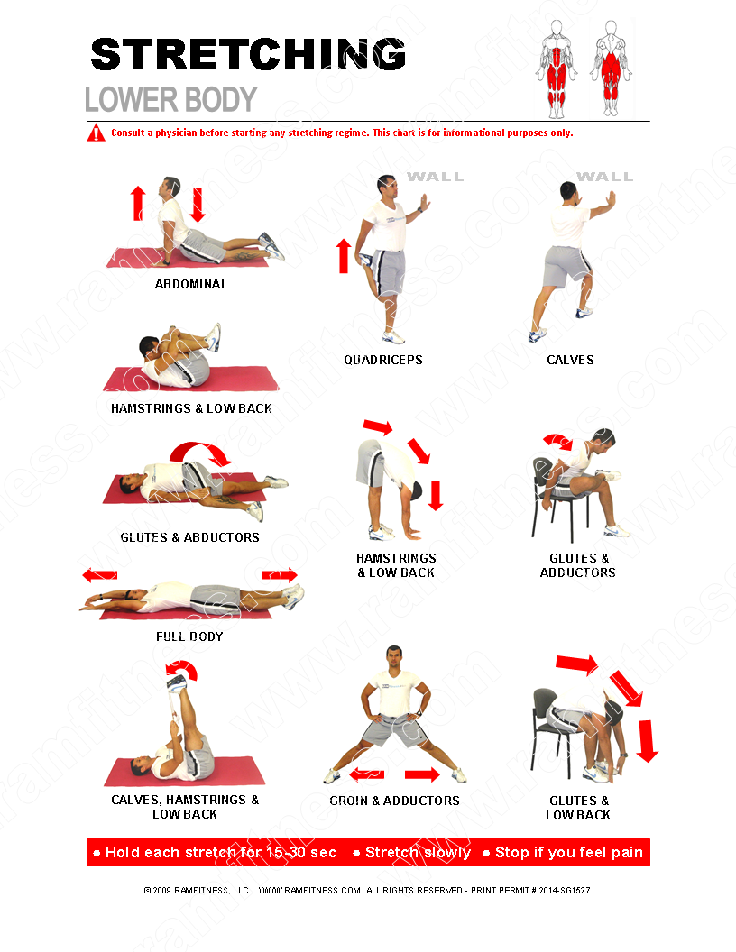 the-chart-shows-how-to-do-stretching-exercises