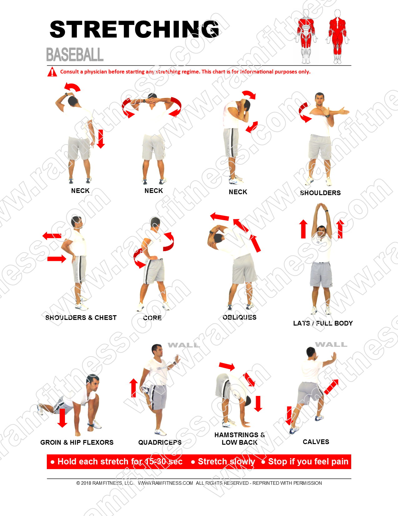 9 Neck Back Stretches Pdf File Plus Tracking Guide
