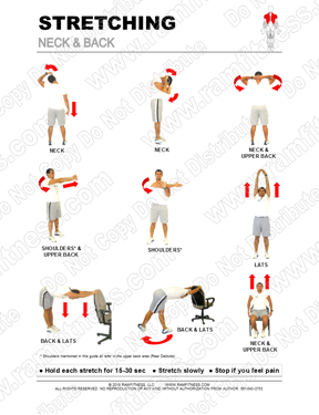 Free Printable Stretching Guide for the Neck and Back
